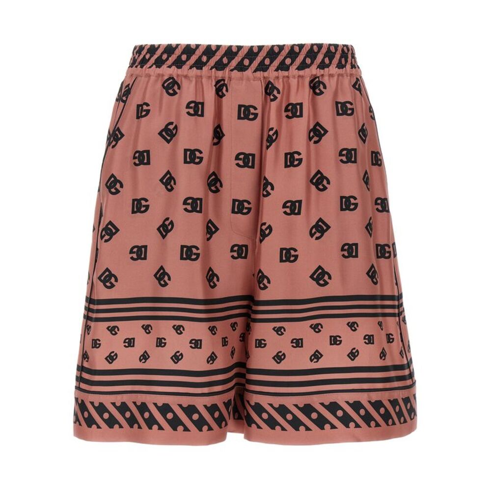 Dolce & Gabbana Multicolor Silk Bermuda Women's Shorts